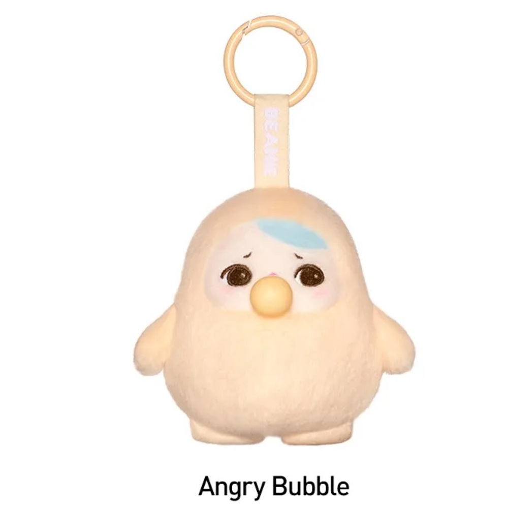 🆕 Authentic Pop Mart Pucky Beanie Angry Bubble Up Plush Bag Charm - UNOPENED BOX